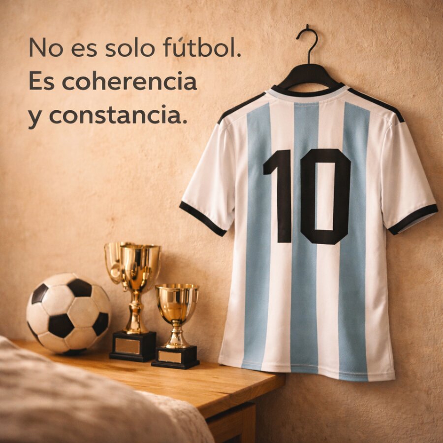 No es solo fútbol. Es coherencia y constancia