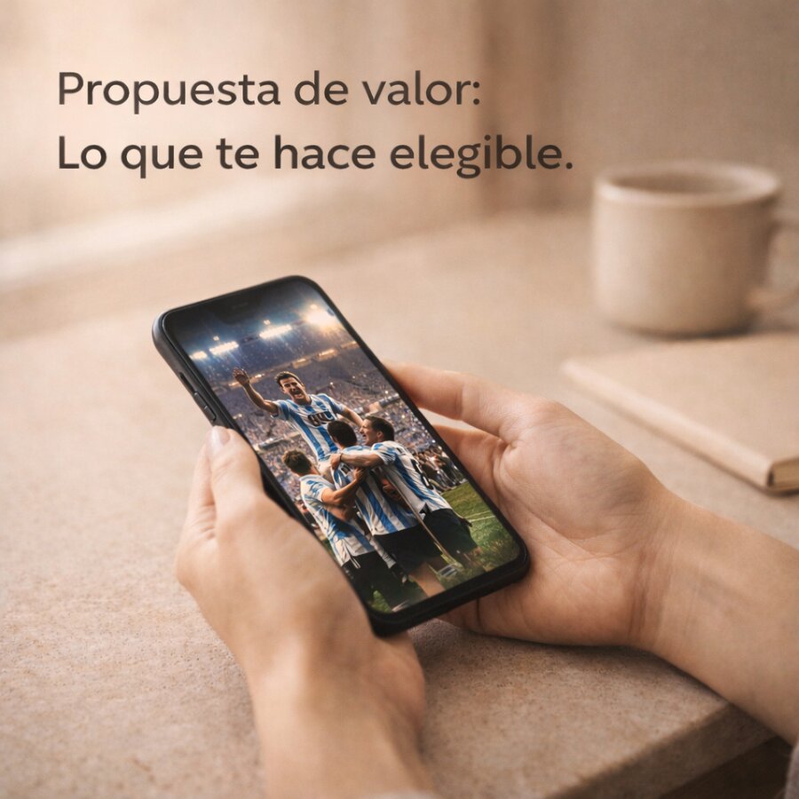 Propuesta de valor: lo que te hace elegible